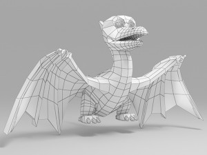dinosaur cartoon 5 3D Model