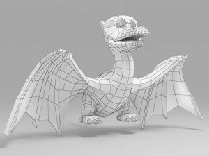 dinosaur cartoon 5 3D Model