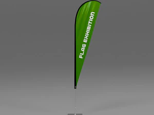 6 flag exhibition 3D Model