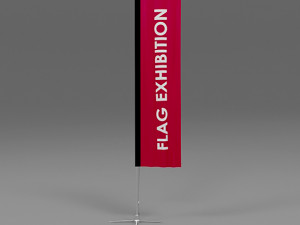 6 flag exhibition 3D Model