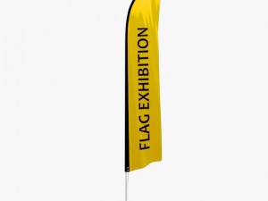 flag exhibition 01 3D Model