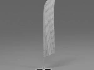 flag exhibition 01 3D Model