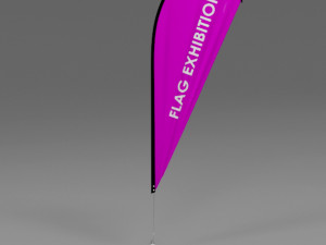 flag exhibition 04 3D Model