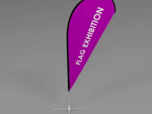 flag exhibition 04 3D Model