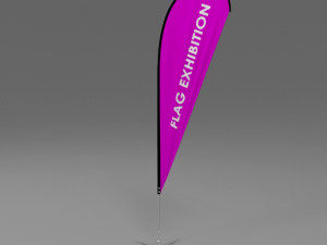 flag exhibition 04 3D Model