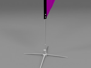 flag exhibition 04 3D Model