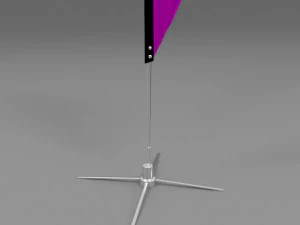 flag exhibition 04 3D Model