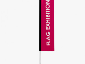 flag exhibition 05 3D मॉडल