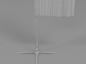 mostra di bandiere 05 Modello 3D