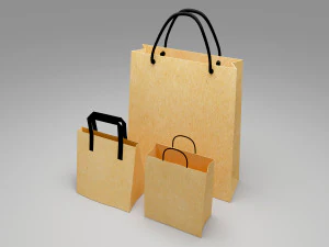 8 bag paper 3D Model