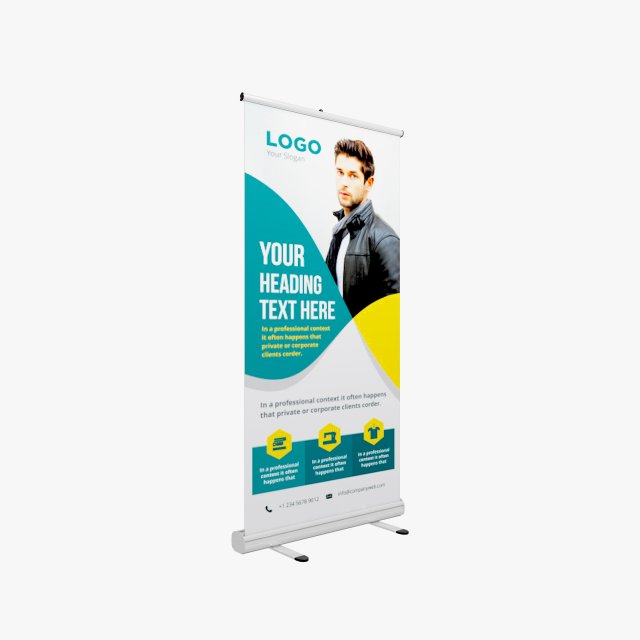 standee 02 3D मॉडल .c4d .max .obj .3ds .fbx .stl .blend 
