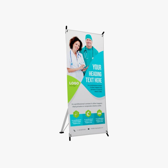 standee 01 3D 模型 .c4d .max .obj .3ds .fbx .stl .blend 