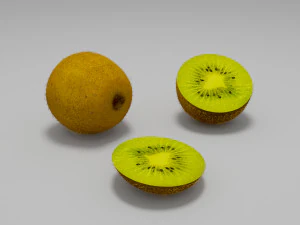 kiwi fruit 2 3D Model