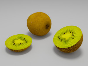 kiwi fruit 2 3D 模型