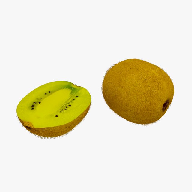 kiwi fruit 3 Model 3D .c4d .max .obj .3ds .fbx .stl .blend 