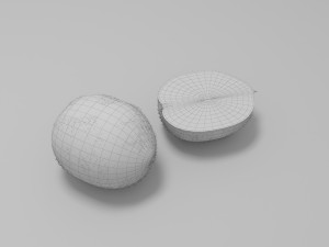 kiwi fruit 3 Model 3D