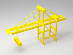 crane port 3D Model