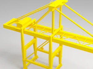 crane port 3D Model