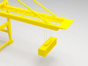 crane port 3D Model