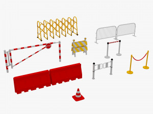 barriers 3D Model