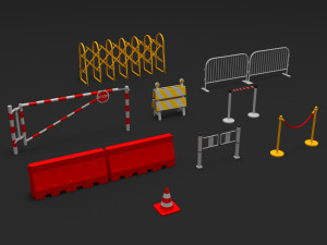barriers 3D Model