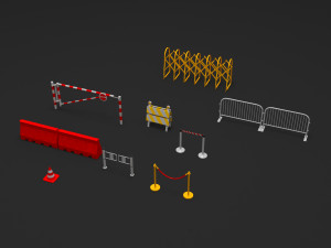 barriers 3D Model