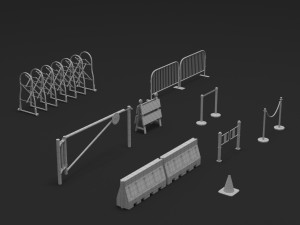 barriers 3D Model