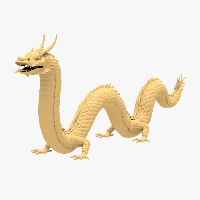 draak 3D Model .c4d .max .obj .3ds .fbx .stl .blend 