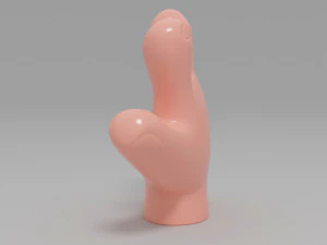 cartone animato a mano Modello 3D