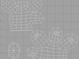 cartone animato a mano Modello 3D