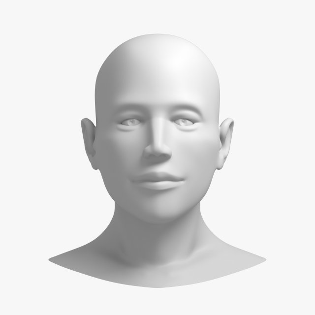 head 02 Modelo 3D .c4d .max .obj .3ds .fbx .stl .blend 