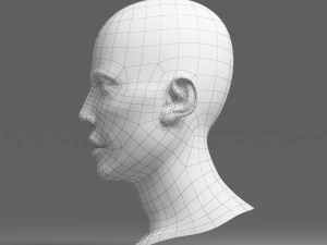 head 03 3D Model