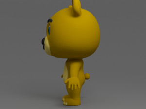 cartoon bear 3D Model