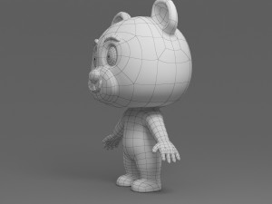 cartoon bear 3D Model