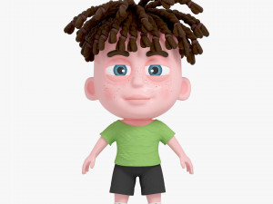 cartoon boy Modelo 3D