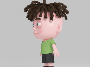 cartoon boy Model 3D
