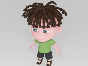 cartoon boy Model 3D