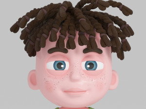 cartoon boy Model 3D
