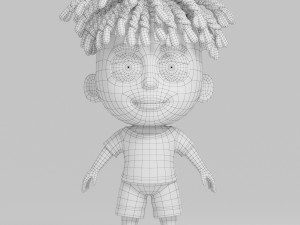 cartoon boy Model 3D