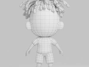 cartoon boy Model 3D