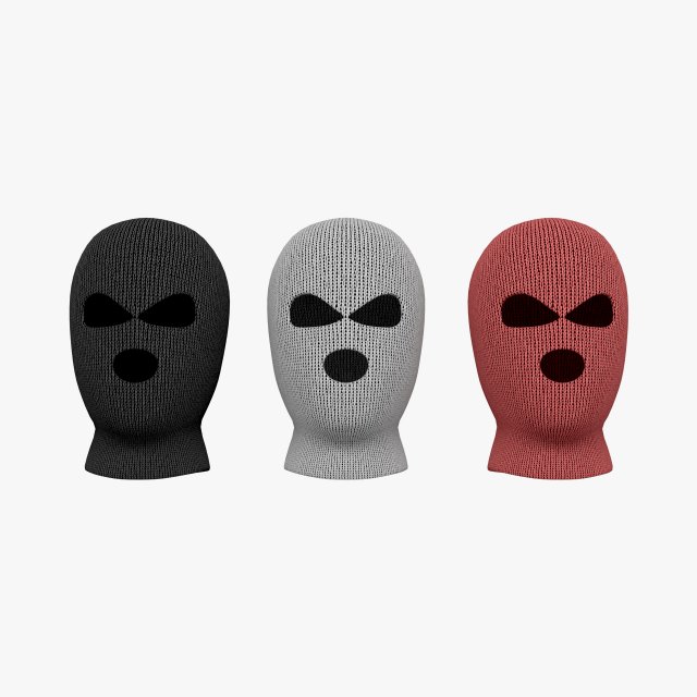 Balaclava mask Modello 3D .c4d .max .obj .3ds .fbx .stl .blend 