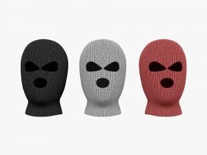 Balaclava mask 3D Model