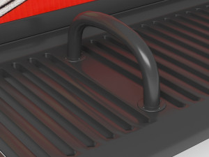Bus station seat Modello 3D
