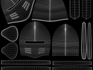 Helmet armor 3D 模型