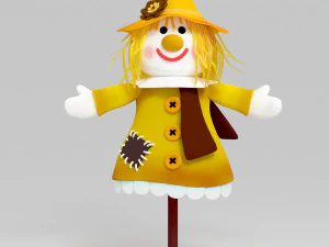 Пугало 3D Модель