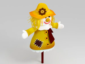 Пугало 3D Модель