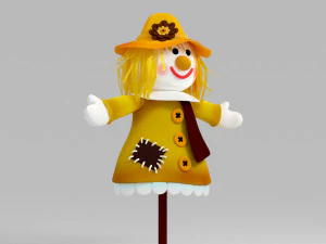 Пугало 3D Модель