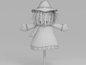 Пугало 3D Модель