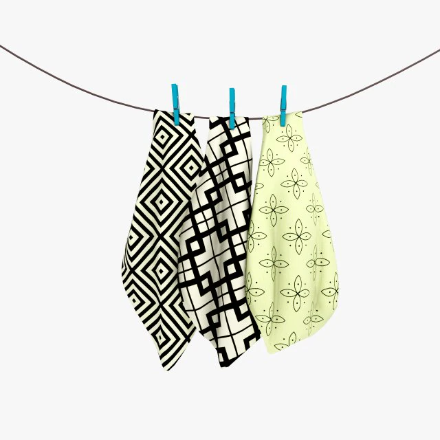 Hanging towel 3D Model .c4d .max .obj .3ds .fbx .stl .blend