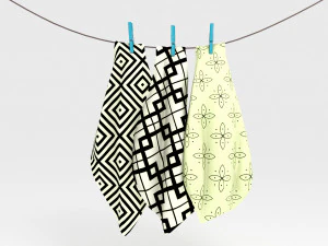 Hanging towel 3D Model